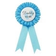 thumbnail image 1 of Uxcell Daddy to Be Tinplate Badge Pin, 1Pcs Gender Reveal Pins, Blue, 1 of 6