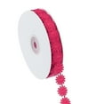 thumbnail image 1 of Uxcell Daisy Flower Lace Trim for DIY Crafts Sewing Trim Embellishments Rose Red, 1 of 6