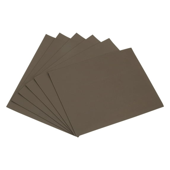 Uxcell Dark Brown EVA Foam Sheets 11 x 8 inch 1.7mm Thickness for Crafts DIY Projects, 6 Pack