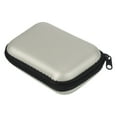 thumbnail image 1 of Uxcell 4.72 inch x 3.15 inch x 1.38 inch Dart Case EVA Darts Carrying Storage with Mesh Pockets Silver Tone, 1 of 5