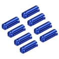 thumbnail image 1 of Uxcell Dart Flight Protectors, Aluminum Alloy Wing Protectors, Blue 8 Pack, 1 of 5