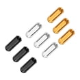 thumbnail image 1 of Uxcell Dart Flight Protectors Aluminum Dart Accessories, Silver Tone Gold Tone Black 9 Pack, 1 of 5