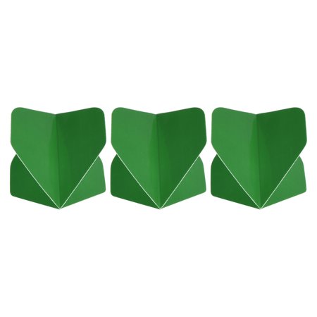 Uxcell Dart Flights, 3 Pack PET Darts Accessories Replacement Parts Green