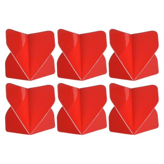Uxcell Dart Flights, 6 Pack PET Darts Accessories Red