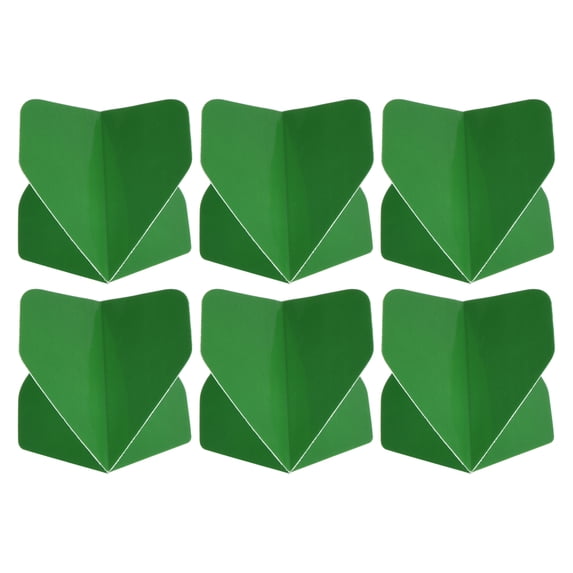 Uxcell Dart Flights, 6 Pack PET Darts Accessories Replacement Parts Green