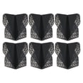 thumbnail image 1 of Uxcell Dart Flights, 6 Pack PET Standard Darts Accessories, Black, Gray, 1 of 5
