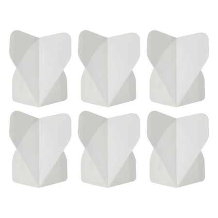 Uxcell Dart Flights, 6 Pack PET Standard Darts Accessories White