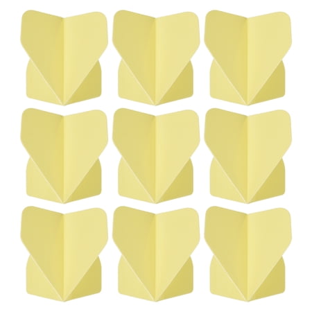 Uxcell Dart Flights, 9 Pack PET Standard Darts Accessories Yellow