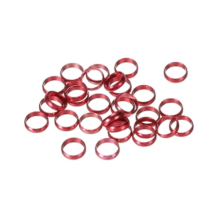 Uxcell Dart Shaft Rings, 15 Pack Plastic Dart O-Ring for Enhanced Grip, Red