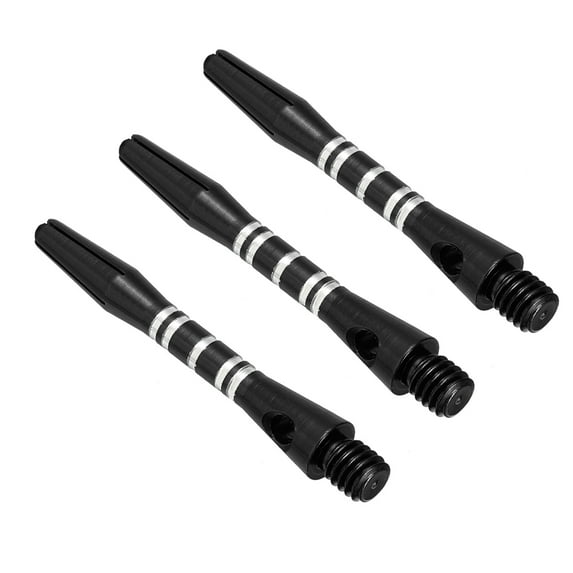 Uxcell Dart Shafts 35mm/1.4 Inch, 2BA Thread Aluminum Dart Stems Dart Accessories, 3 Pack Black