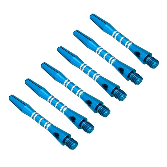Uxcell Dart Shafts 35mm/1.4 Inch, 2BA Thread Aluminum Dart Stems Dart Accessories, 6 Pack Blue