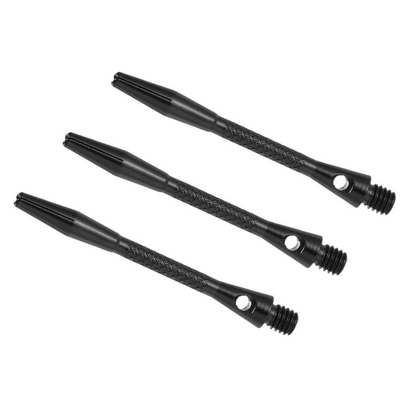 Uxcell Dart Shafts 45mm/1.8 Inch, 2BA Thread Aluminum Dart Stems Dart Accessories, 3 Pack Black