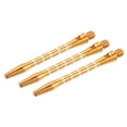 thumbnail image 1 of Uxcell 48mm Dart Shafts, 2BA Thread Aluminum Dart Stems - 3 Pack (Gold Tone), 1 of 1