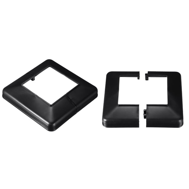 Uxcell Deck Post Base Cover 2Pcs Split Style Post Bracket 3.94" x 3.94 ...