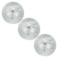 thumbnail image 1 of Uxcell Decorative Ball for Bowls, 4 Inch Mosaic Glass Decorative Bowl Fillers Silver, 1 of 7