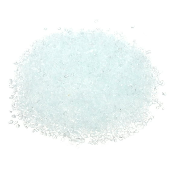 Uxcell Decorative Glass Gravel 450g/1lb 3-6mm Irregular Rock Sand Stone Broken Crushed Glass Chips, Green
