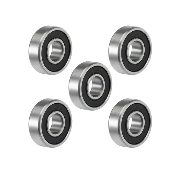 Uxcell Deep Groove Ball Bearing Double Sealed ABEC-3 Bearings 1/4"x5/8"x0.196"