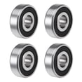 thumbnail image 1 of Uxcell Deep Groove Ball Bearing Metric Double Sealed High Carbon Steel Z2 6302-2RS, 1 of 4