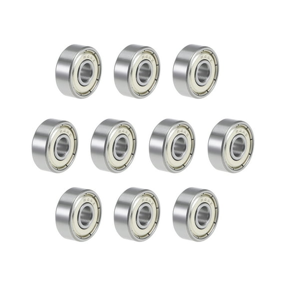 Uxcell Deep Groove Ball Bearings Inch Double Shield Chrome Steel 1/4"x3/4"x9/32"