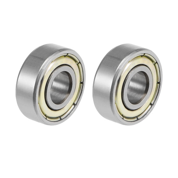 Uxcell Deep Groove Ball Bearings Metric Double Shield High Carbon Steel Z2 696ZZ