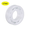 thumbnail image 1 of Uxcell Deep Groove Ball Bearings PP Plastic Open Type Glass Balls 0.67x1.38x0.40inch 2Pcs, 1 of 6