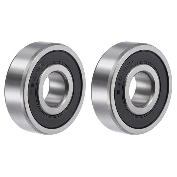 Uxcell Deep Groove Balls Bearings Double Seal Chrome Steel 17x47x14mm