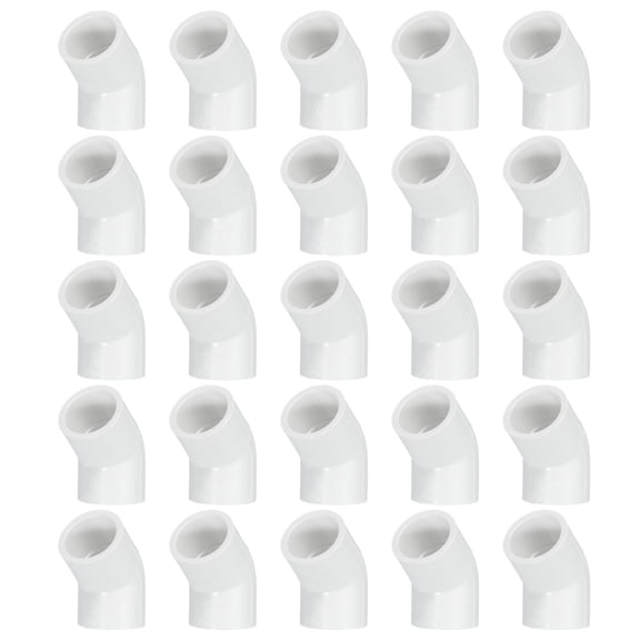 Uxcell Degree Elbow Fitting,2 Way Pipe Fitting Connector Furniture Grade Adapter for Building Pool Products 1/2" 25