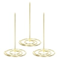 thumbnail image 1 of Uxcell Desk Paper Receipt Holder Spike Restaurant Invoice Bill Ticket Spindle, Golden 3pcs, 1 of 5
