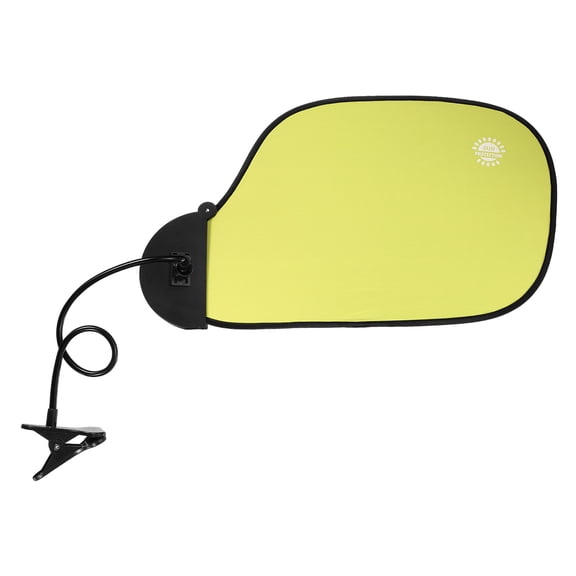 Uxcell Desk Shade, 22.8" Adjustable Cubicle Shade with Clip Portable Foldable Cubicle Light Shield for Block Overhead Light Privacy Glare Reduction, Green