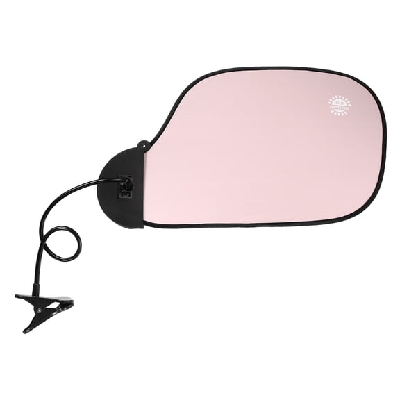 Uxcell Desk Shade, 22.8" Adjustable Cubicle Shade with Clip Portable Foldable Cubicle Light Shield for Block Overhead Light Privacy Glare Reduction, Pink