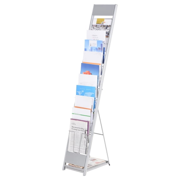 Uxcell Detachable Magazine Display Racks 10 Layers Brochure Stand ...