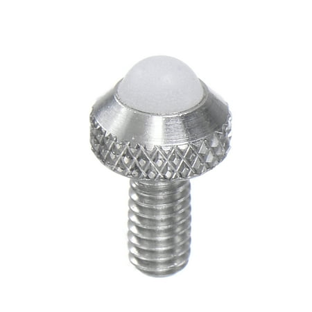 Uxcell Dial Indicator Contact Point, 3mm Diameter Plastic Ball Tip M2.5 Thread 3.8mm Length