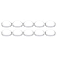 thumbnail image 2 of PATIKIL Diameter 20mm Height 7mm Flat Convex Lens, 10 Pcs Acrylic LED... 2 of 9
