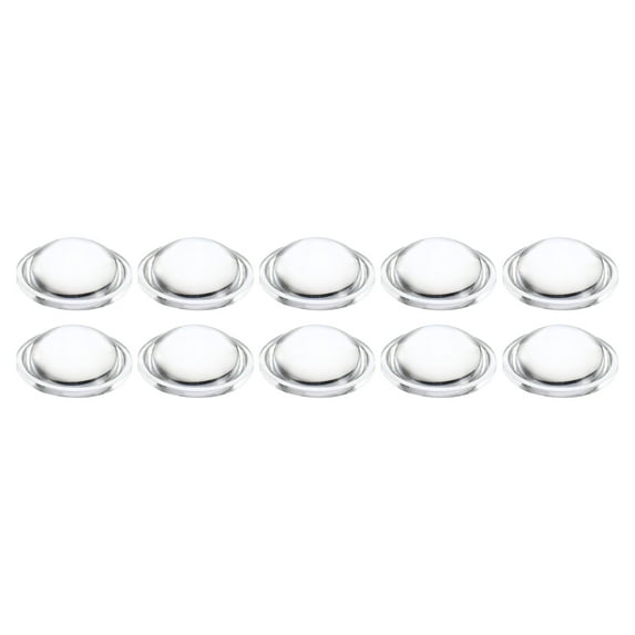Uxcell PMMA Flat Convex Lens LED Flashlight Optical Lens for LED Flashlight Transparent 10 Pcs 23x8mm