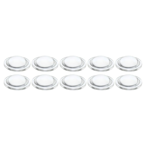 Uxcell PMMA Flat Convex Lens LED Flashlight Optical Lens for LED Flashlight Transparent 10 Pcs 25x8mm