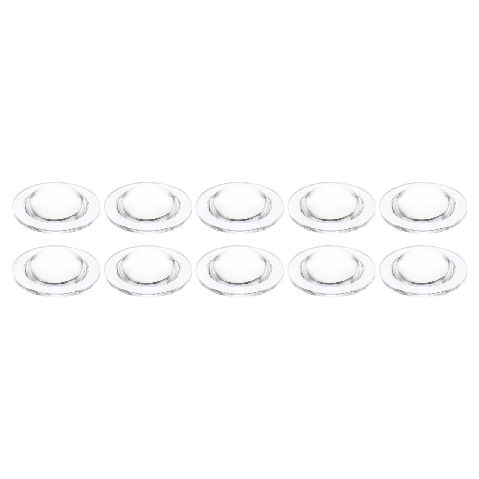15 Lentilles Optiques Plates Convexes En PMMA - Diam. 21.8mm - Pour Phares LED Voiture, Vélo, Projecteurs