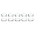 thumbnail image 1 of Uxcell PMMA Flat Convex Lens LED Flashlight Optical Lens for LED Flashlight Transparent 10 Pcs 29x8mm, 1 of 6