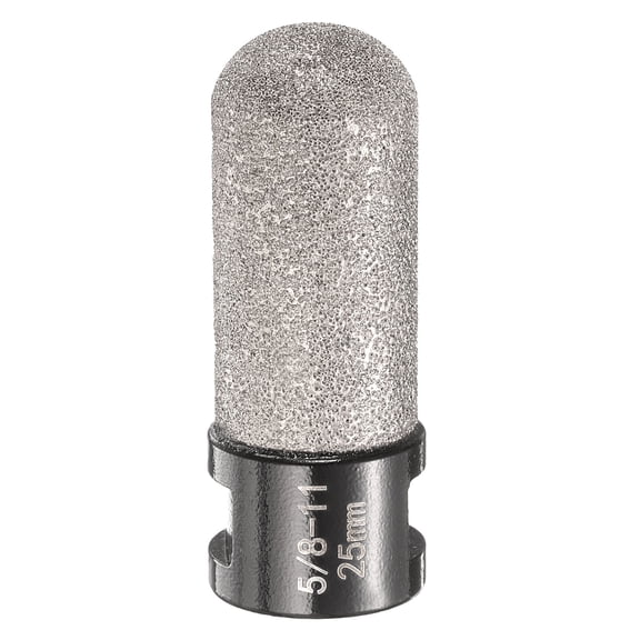 Uxcell Diamond Finger Shaped Milling Bit 25mm 3 Holes with 5/8"-11 Thread, Black