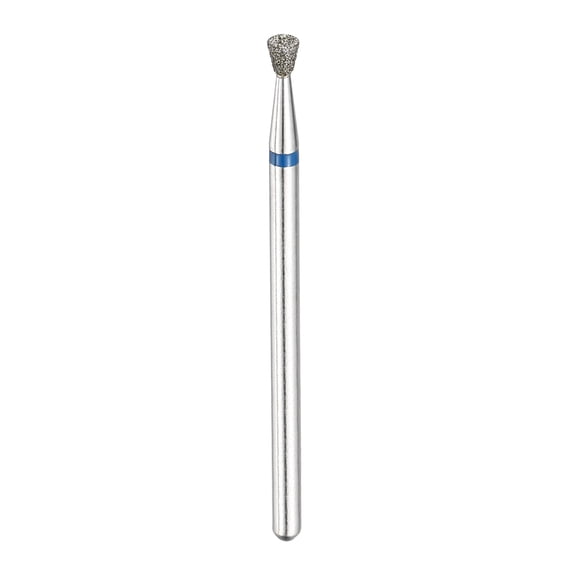Uxcell Diamond Grinding Bit, 120-140 Grit 2.5mm Inverted Cone Head Dia Stone Sanding Drill Bits 3/32" Shank Rotary Tool Accessory for Ceramic Glass Nail Jewelry Grind Polish Engrave