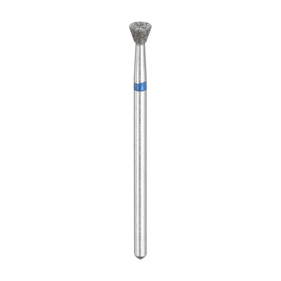 Uxcell Diamond Grinding Bit, 120-140 Grit 4.0mm Inverted Cone Head Dia Stone Sanding Drill Bits 3/32" Shank Rotary Tool Accessory for Ceramic Glass Nail Jewelry Grind Polish Engrave