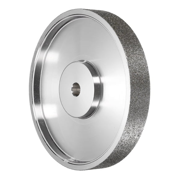 Uxcell Diamond Lapidary Wheel 6 Inch x 1 Inch with 0.5" Arbor Hole 35 Grit Jewelry Grinding Wheels, for Stone Marble Gem Glass Ceramics Crystal Cemented Carbide Steel