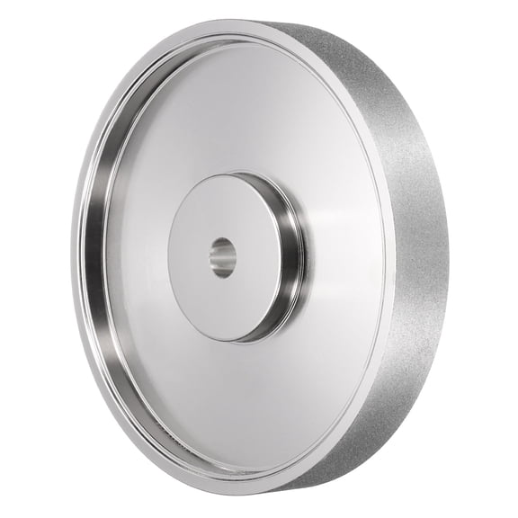 Uxcell Diamond Lapidary Wheel 6 Inch x 1 Inch with 1/2" Arbor Hole 320 Grit Jewelry Grinding Wheels, for Stone Marble Gem Glass Ceramics Crystal Cemented Carbide Steel