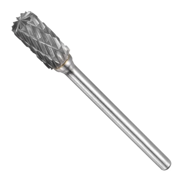 Uxcell Die Grinder Bits 1/4" Blade Diameter Cemented Carbide Double Cut Tapered Point Polished Rotary File Rasp - Adjust for Metal, Carving, Engraving, Wood, Grinding