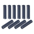 thumbnail image 1 of Uxcell Die Spring 10 Pack 8mm OD 35mm Long Spiral Stamping Light Load Compression Die Springs, Blue, 1 of 5