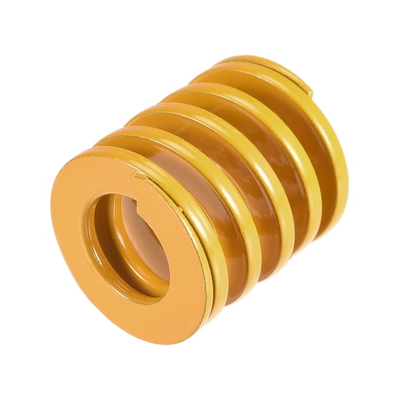Uxcell Die Spring, 22mm OD 25mm Length Stamping Light Load Compression Yellow