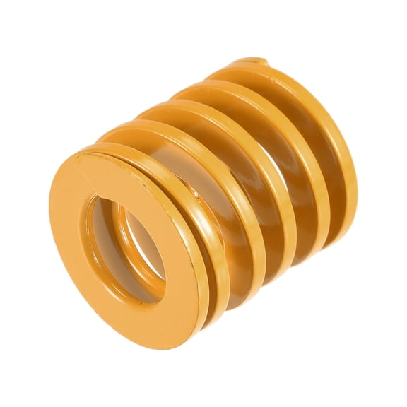Uxcell Die Spring, 25mm OD 30mm Length Stamping Light Load Compression Yellow
