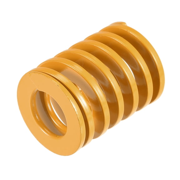 Uxcell Die Spring, 25mm OD 35mm Length Stamping Light Load Compression Yellow