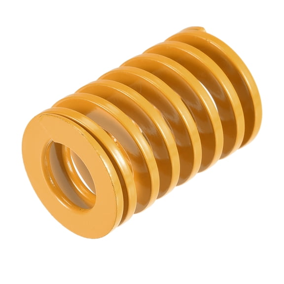 Uxcell Die Spring, 25mm OD 40mm Length Stamping Light Load Compression Yellow