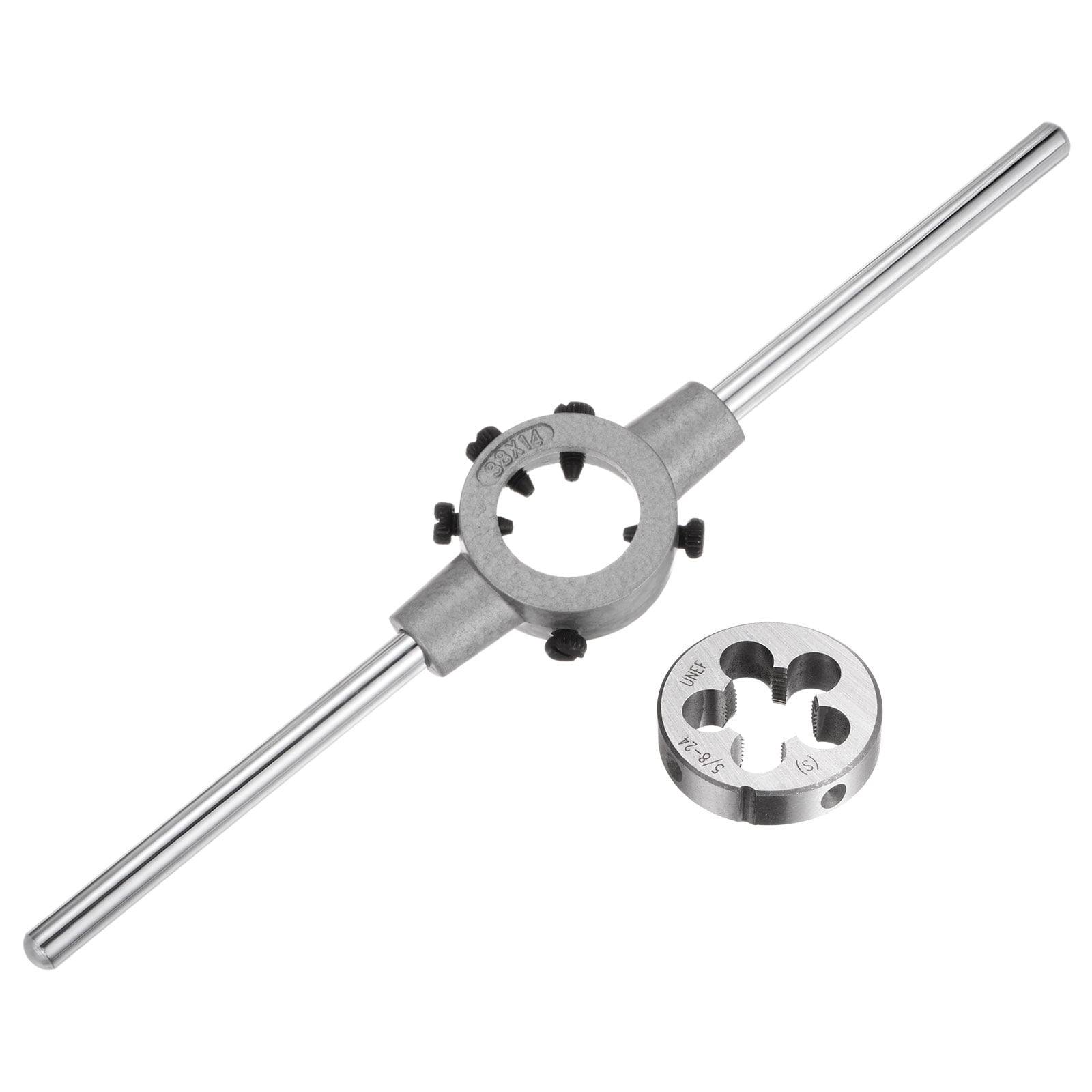 Burkit 5/8-24 UNEF Tap And Die Set – Right Hand, High Speed Steel, 2 Pieces-723778