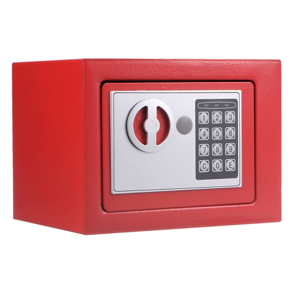 Uxcell Digital Security Box, Box with Electronic Keypad for Home, Business, or Travel Use Red